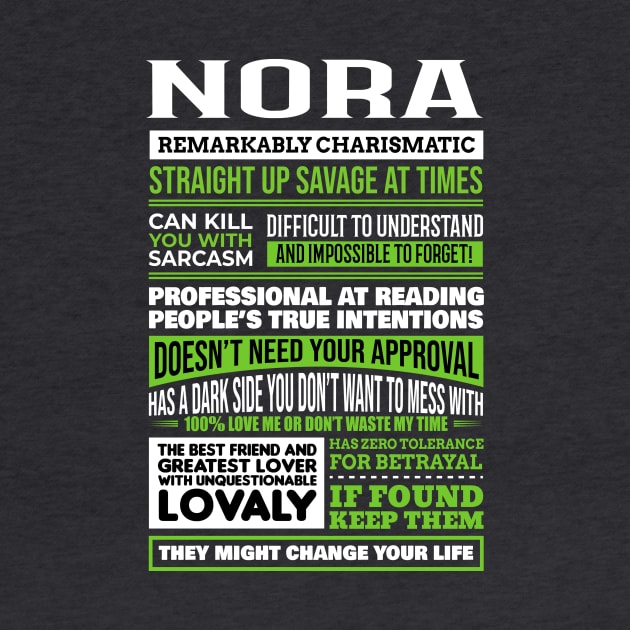 Nora by Guitar Hero-Typography 